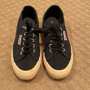 Navy Superga sneakers